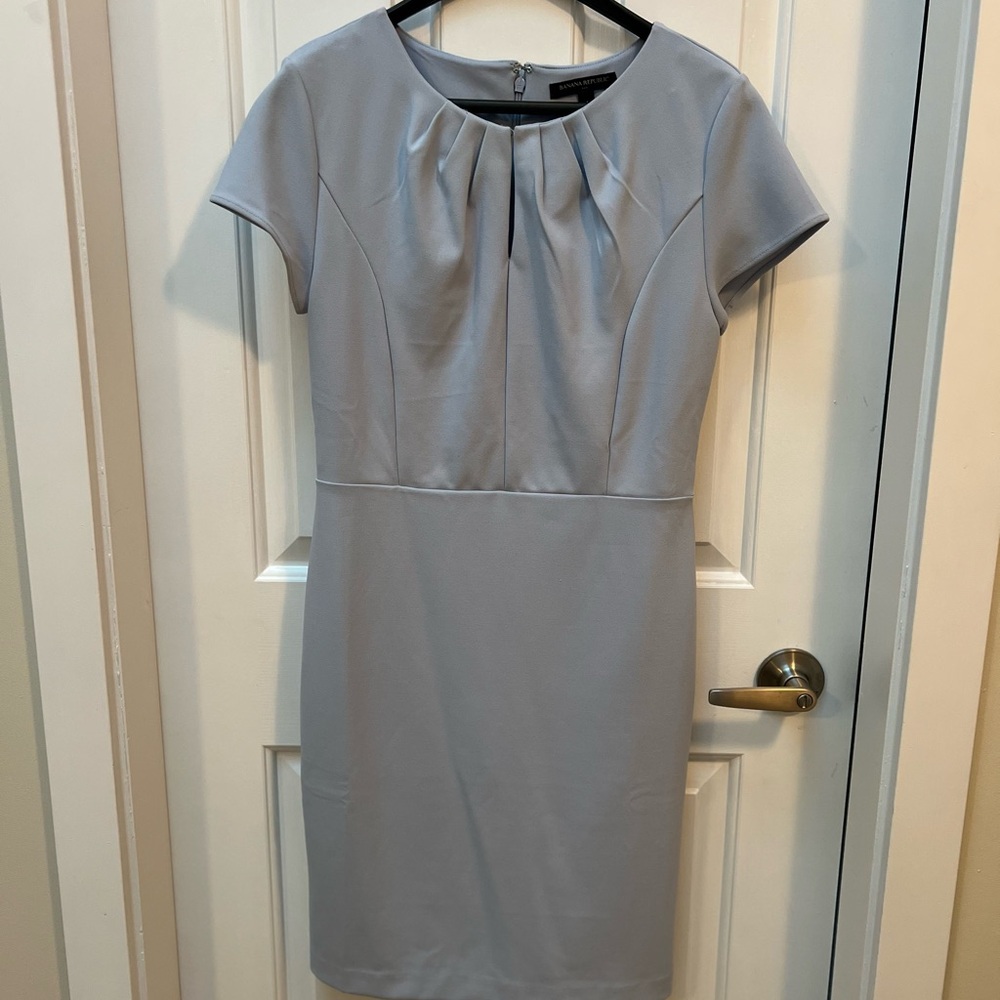 Banana Republic powder blue Midi Dress